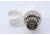 Кран шаровый  радиаторный прямой 25х3/4