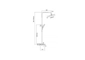 Душевая система G2403-8 хром белый Gappo