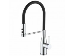 Смеситель д/кухни MIXXUS PREMIUM SUMMER 017 REFL.BLACK Ø35 (8 шт/ящ)