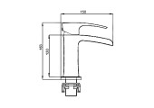 Смеситель для раковины G1007-20 хром Gappo