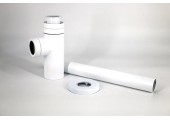 Сифон для умывальника 1 1/4  белый BT-01-03 Koer