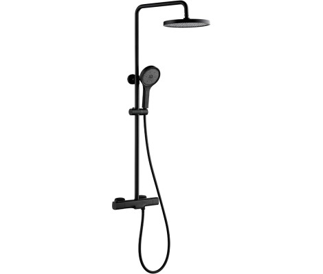 Душевая система G2495-76 с термостатом, черный G2495-76 Gappo