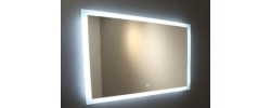 Зеркало 800х600 прямоугольное с подсветкой Norma-Lite (сенсор выкл, хол. свет) Silver Mirrors