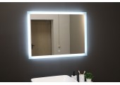 Зеркало 800х600 прямоугольное с подсветкой Norma-Lite (сенсор выкл, хол. свет) Silver Mirrors