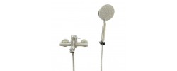 Смеситель д/ванны нерж/сталь MIXXUS FAN-142  (EURO)