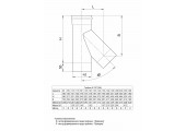 Тройник-К 135° 430/0,5 мм Ø115 f4603 Ferrum