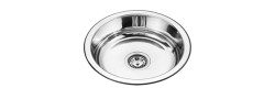 Мойка для кухни 0.6 мм круглая декор FD60431 Frap