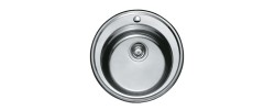 Мойка для кухни 0.6 мм круглая матовая FS60511 Frap
