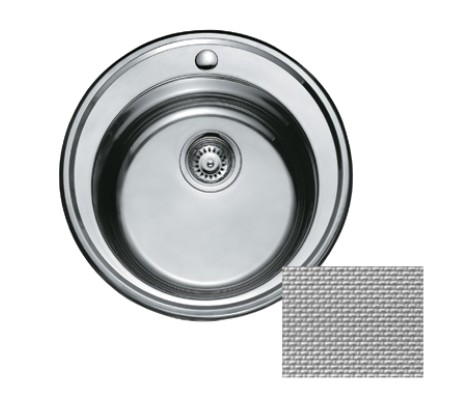 Мойка для кухни 0.6 мм круглая декор FD60511 Frap