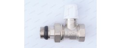 Кран радиаторный ICMA нижний прямой 815 + 940 (антипротечка) 1/2