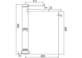 Смеситель для раковины F1067-2 хром Frap