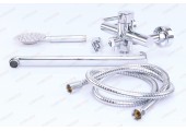 Смеситель д/ванны корот. нерж/сталь CHAMPION SUS-006 (EURO) CHROME Ø40