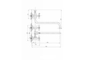 Смеситель для ванны DFR-A 827 длинный буксовый Zerix