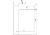 Смеситель для раковины G1003-18 белый Gappo