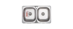 Мойка Z7848D-08-180MD Double micro decor Zerix