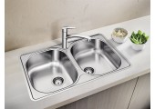 Мойка Z7848D-08-180MD Double micro decor Zerix