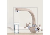 Смеситель для кухни Color 273 буксовая Beige Mixxus
