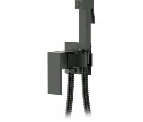Смеситель с гигиеническим душем ZERIX LEB9-123 BLACK   (10 шт/ящ)