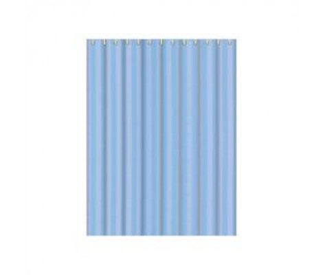 Шторка для ванной F8603 голубой/текстиль/полиэстер 180х180 Frap
