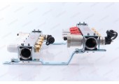 Коллекторный блок 1* 4 выхода нержавеющая сталь в сборе, евроконус 3/4