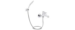 Смеситель для ванны Edem 009 короткий Ø35 белый Mixxus Premium
