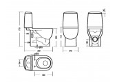 Унитаз-компакт SANITA LUX Best Comfort S1