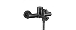 Смеситель д/ванны нерж/сталь ZERIX DAX-142 (EURO) BLACK