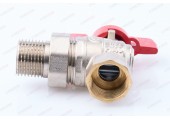 Кран шаровый с американкой угловой EUROPRODUCT  1/2