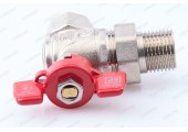 Кран шаровый с американкой угловой EUROPRODUCT  1/2