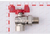 Кран шаровый с американкой угловой EUROPRODUCT  1/2
