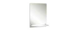 Зеркало прямоугольное с полкой 390х590 Silver Mirrors