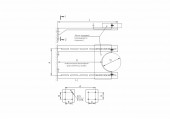 Стеновой хомут AISI 430 Ø135 f5706 Ferrum