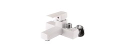 Смеситель д/ванны PLAMIX KUBUS-009 EURO SET White