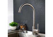 Смеситель для кухни LUX-011 из нержавеющей стали Zerix
