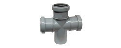 Крестовина канализационная 50/50/50/90° Flextron  