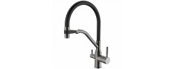 Смеситель д/кухни MIXXUS PREMIUM GRAVITY 021 GRAPHITE REFL.BLACK Ø35 (8 шт/ящ)