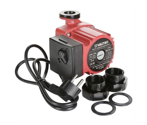 Циркуляционный насос для отопления RS 25/6-130 с гайками VRS.256.13.0 Valtec