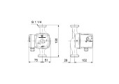 Циркуляционный насос UPS 25/4-180 Grundfos