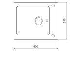 Мойка для кухни MX 304 6051-200x1.2 HM-GLASS Mixxus 