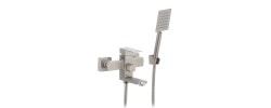 Смеситель для ванны KUB 009 Ø40 короткий из нержавеющей стали SUS304 Mixxus 