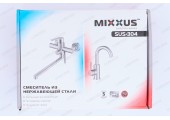Смеситель для ванны KUB 009 Ø40 короткий из нержавеющей стали SUS304 Mixxus 