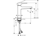 Смеситель для умывальника FIT-001 из нержавеющей стали SUS304 Mixxus
