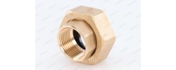 Накидная гайка 1 1/2 В х 1 В прямая латунь HSF064 TIM