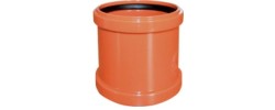 Муфта 110 рыжая Н Euro Plast