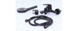 Смеситель для ванны KB-40008-05 короткий черный Koer