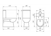 Унитаз-компакт EVA GOLD A8060