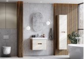 Зеркальный шкаф 50, Оливия 50 Белый Aquaton