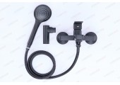 Смеситель для ванны Kubus 009 короткий Ø40 Euro черный Mixxus Premium