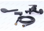Смеситель для ванны Kubus 009 короткий Ø40 Euro черный Mixxus Premium