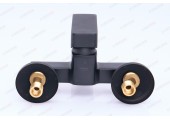 Смеситель для ванны Kubus 009 короткий Ø40 Euro черный Mixxus Premium